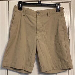 The North Face Tan Flat Front Shorts Classic Style